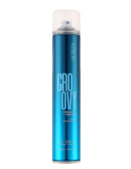 Лак для волосся сильної фіксації SCREEN Control Groovy Strong Hairspray, 500 ml - 1